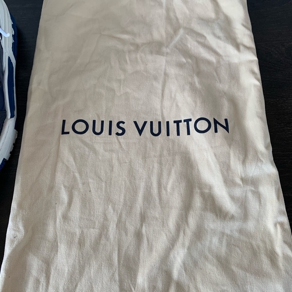 Louis Vuitton Skate Sneaker Blue Mens LV Sz 10 - Picture 13 of 14